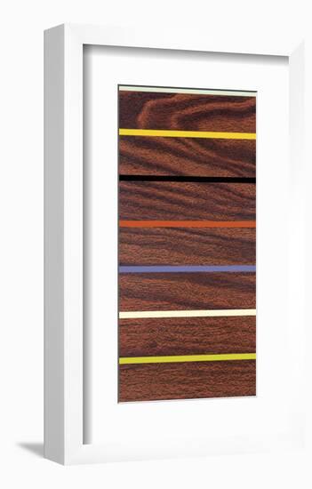 Woodgrain & Stripe-Dan Bleier-Framed Art Print