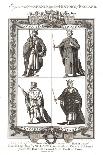 Portraits and Dresses of the Kings of England with Coats of Arms, 1784-Wooding-Giclee Print