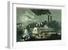 Wooding-up on the Mississippi-Currier & Ives-Framed Giclee Print
