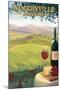 Woodinville, Washington Wine Country-Lantern Press-Mounted Art Print