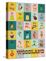 Woodland Alphabet-Josefina-Stretched Canvas