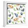 Woodland Animals-Elizabeth Rider-Framed Giclee Print