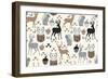Woodland Birch Deer-Joanne Paynter Design-Framed Giclee Print