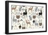 Woodland Birch Deer-Joanne Paynter Design-Framed Giclee Print