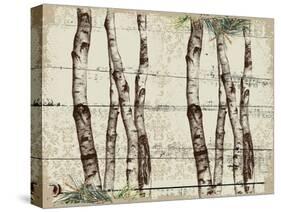 Woodland Birch-The Saturday Evening Post-Stretched Canvas