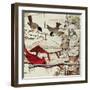 Woodland Bird Feeder-null-Framed Giclee Print