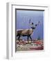 Woodland Caribou on a Ridge During Fall Migration, Quebec, Canada-Charles Sleicher-Framed Photographic Print