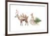 Woodland Celebration I on White-Danhui Nai-Framed Art Print