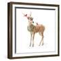 Woodland Celebration III on White-Danhui Nai-Framed Art Print