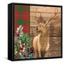 Woodland Christmas Square 1-Kim Allen-Framed Stretched Canvas