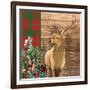 Woodland Christmas Square 1-Kim Allen-Framed Art Print