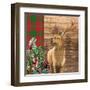 Woodland Christmas Square 1-Kim Allen-Framed Art Print