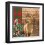 Woodland Christmas Square 1-Kim Allen-Framed Art Print