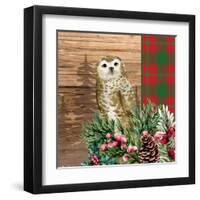 Woodland Christmas Square 2-Kim Allen-Framed Art Print