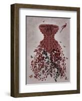 Woodland Corset-Fab Funky-Framed Art Print