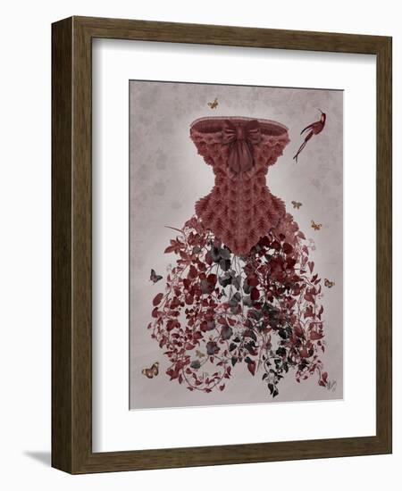 Woodland Corset-Fab Funky-Framed Art Print