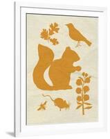 Woodland Creatures II-Clara Wells-Framed Giclee Print