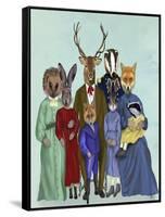 Woodland Family-Fab Funky-Framed Stretched Canvas