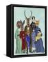 Woodland Family-Fab Funky-Framed Stretched Canvas