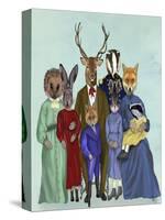 Woodland Family-Fab Funky-Stretched Canvas