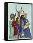 Woodland Family-Fab Funky-Framed Stretched Canvas