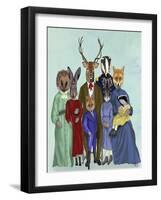 Woodland Family-Fab Funky-Framed Art Print