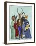 Woodland Family-Fab Funky-Framed Art Print