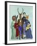 Woodland Family-Fab Funky-Framed Art Print