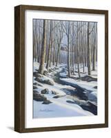 Woodland Farm Stream-Bruce Dumas-Framed Giclee Print