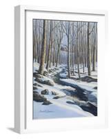 Woodland Farm Stream-Bruce Dumas-Framed Giclee Print