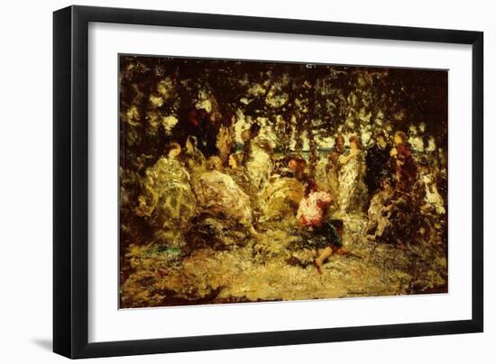 Woodland Fete-Adolphe Joseph Thomas Monticelli-Framed Giclee Print