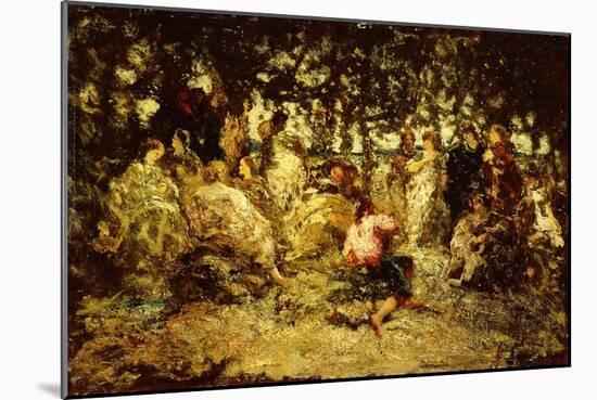 Woodland Fete-Adolphe Joseph Thomas Monticelli-Mounted Giclee Print