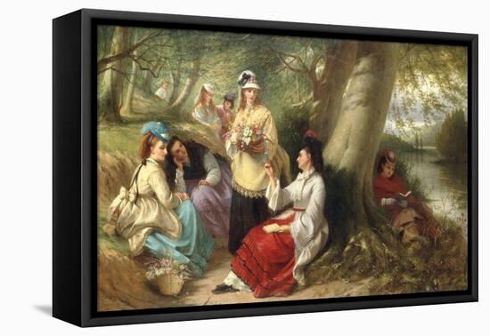 Woodland Flowers, 1873-Thomas Brooks-Framed Stretched Canvas