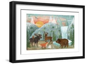 Woodland Forest I-Veronique Charron-Framed Art Print