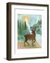 Woodland Forest II-Veronique Charron-Framed Art Print