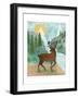 Woodland Forest II-Veronique Charron-Framed Art Print