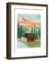 Woodland Forest III-Veronique Charron-Framed Art Print