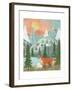 Woodland Forest V-Veronique Charron-Framed Art Print