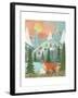 Woodland Forest V-Veronique Charron-Framed Art Print