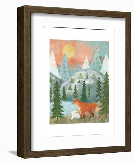 Woodland Forest V-Veronique Charron-Framed Art Print
