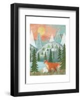Woodland Forest V-Veronique Charron-Framed Art Print