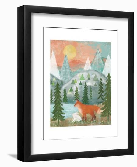 Woodland Forest V-Veronique Charron-Framed Art Print