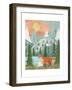 Woodland Forest V-Veronique Charron-Framed Art Print