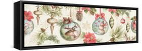 Woodland Holiday VI-Lisa Audit-Framed Stretched Canvas