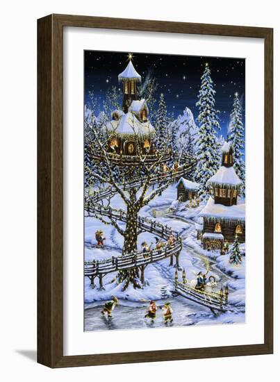 Woodland Holiday-Jeff Tift-Framed Premium Giclee Print