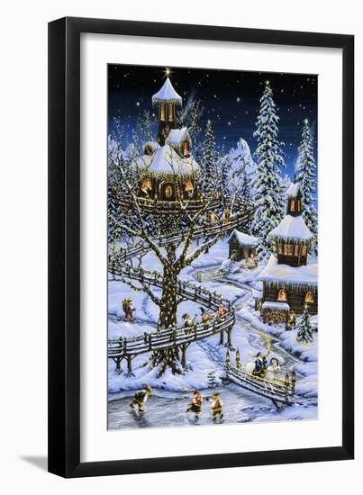 Woodland Holiday-Jeff Tift-Framed Premium Giclee Print