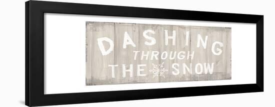 Woodland Holidays Sign I-Danhui Nai-Framed Art Print