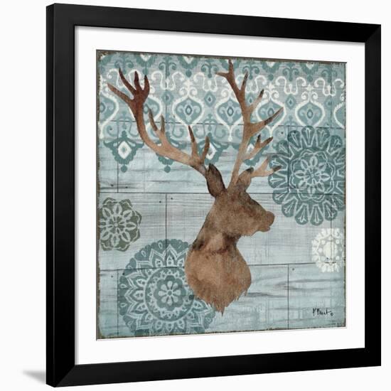 Woodland Ikat I-Paul Brent-Framed Art Print