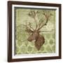 Woodland Ikat II-Paul Brent-Framed Art Print