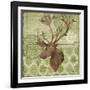 Woodland Ikat II-Paul Brent-Framed Art Print